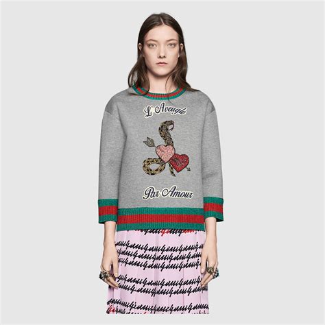 gucci l aveugle par amour sweatshirt